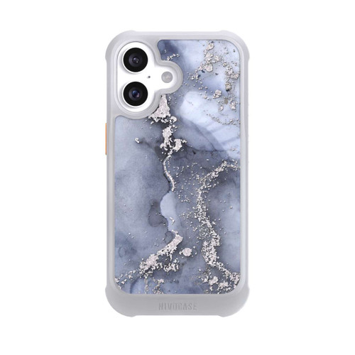 Apple iPhone 16 NIVOmax Encre Bleu Argent