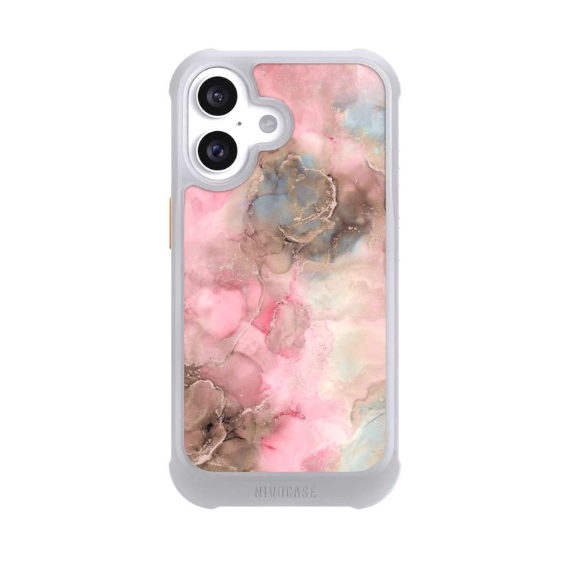 iPhone 16 NIVOmax Encre Rose Sarcelle