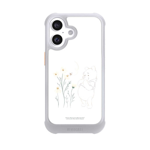Apple iPhone 16 NIVOmax Winnie Puuh sieht sich Gänseblümchen an