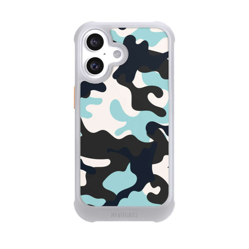 Apple iPhone 16 NIVOmax Blue Camouflage