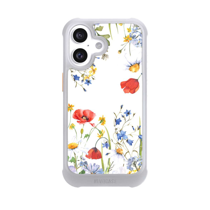 iPhone 16 NIVOmax Flower Meadow Poppies