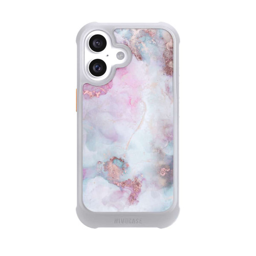 Apple iPhone 16 NIVOmax Encre Alcool Marbre Bleu