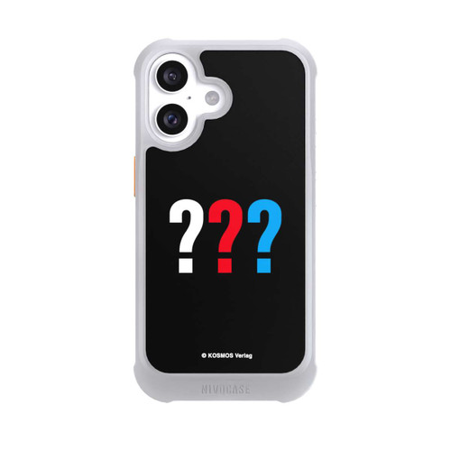 Apple iPhone 16 NIVOmax Drei Fragezeichen Logo
