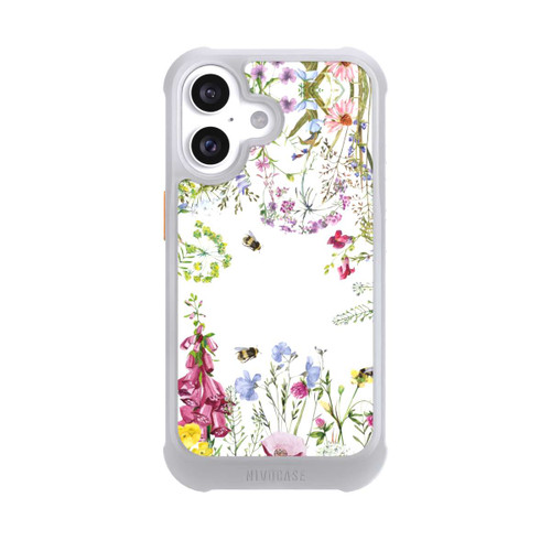Apple iPhone 16 NIVOmax Cadre de fleurs sauvages des prés d'été