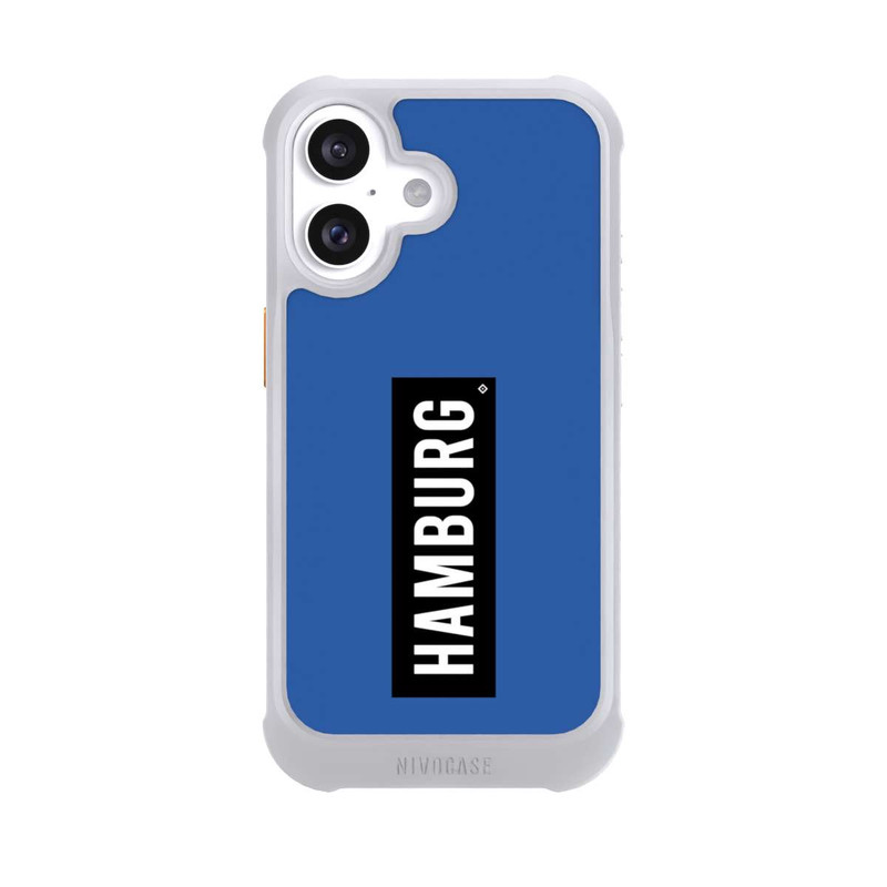 iPhone 16 NIVOmax HSV Hamburg Schwarz Blau