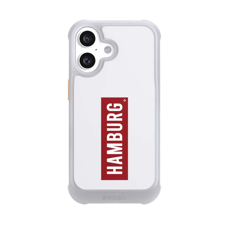 iPhone 16 NIVOmax HSV Hamburg Rot Weiss