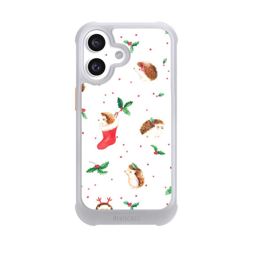 Apple iPhone 16 NIVOmax Christmas Cute Hedgehog