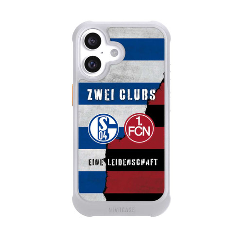 Apple iPhone 16 NIVOmax Fanfreundschaft Schalke x Nürnberg