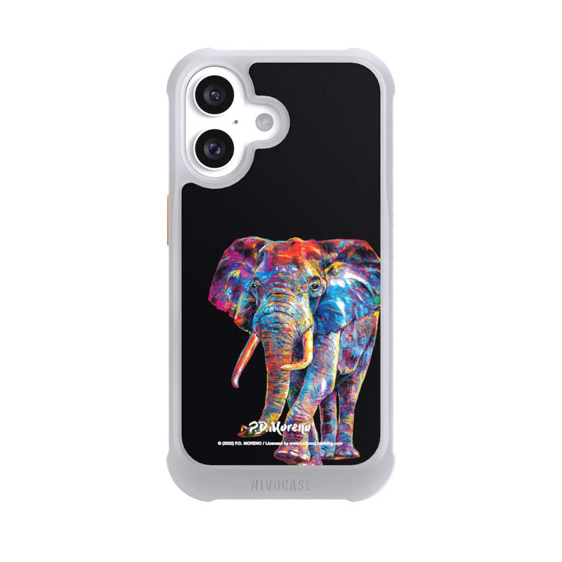 iPhone 16 NIVOmax Elephant Art By P.D. Moreno