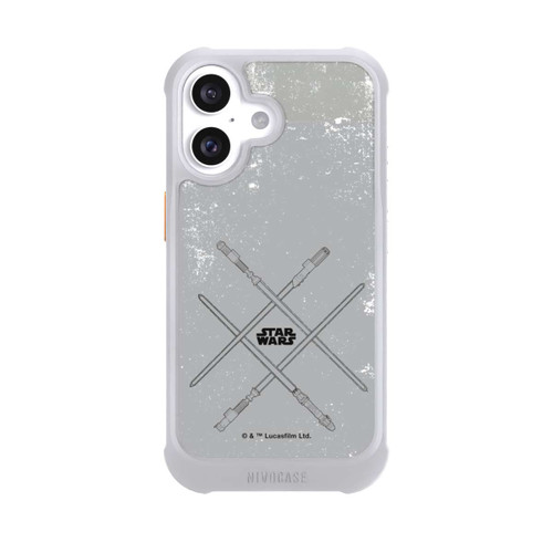 Apple iPhone 16 NIVOmax Lichtschwerter Grau