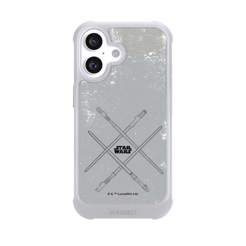 iPhone 16 NIVOmax Lichtschwerter Grau