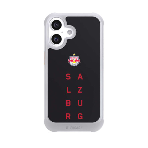 Apple iPhone 16 NIVOmax FC RB Salzburg Schriftzug Rot