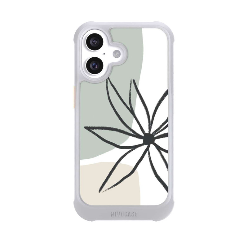 iPhone 16 NIVOmax Fleur Menthe & Crème