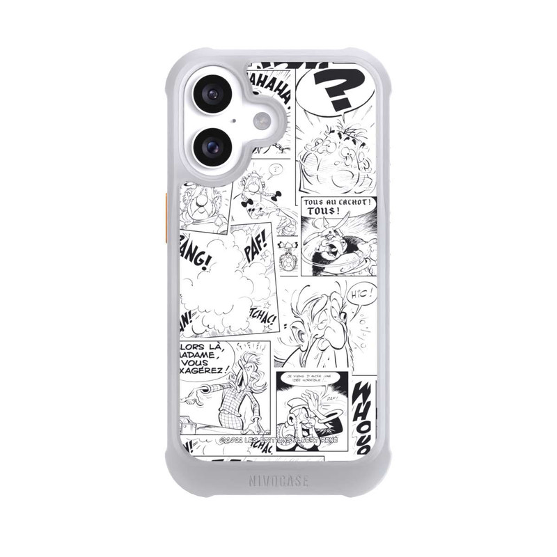 iPhone 16 NIVOmax BD Astérix Blanc & Noir