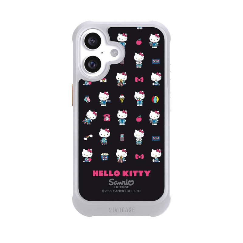 iPhone 16 NIVOmax Hello Kitty 90s Schwarz