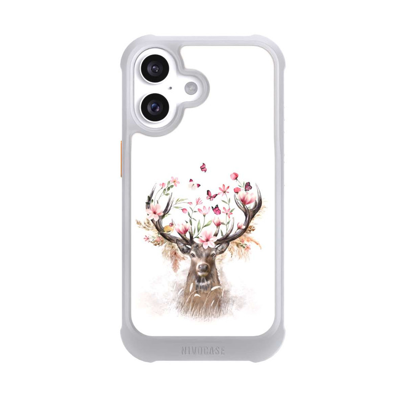 iPhone 16 NIVOmax Cerf & Fleurs