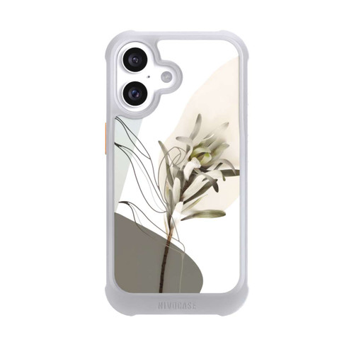 Apple iPhone 16 NIVOmax Boho Line Art Olivgrün