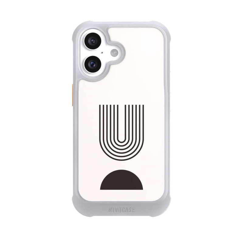 iPhone 16 NIVOmax Modern Art Black Lines
