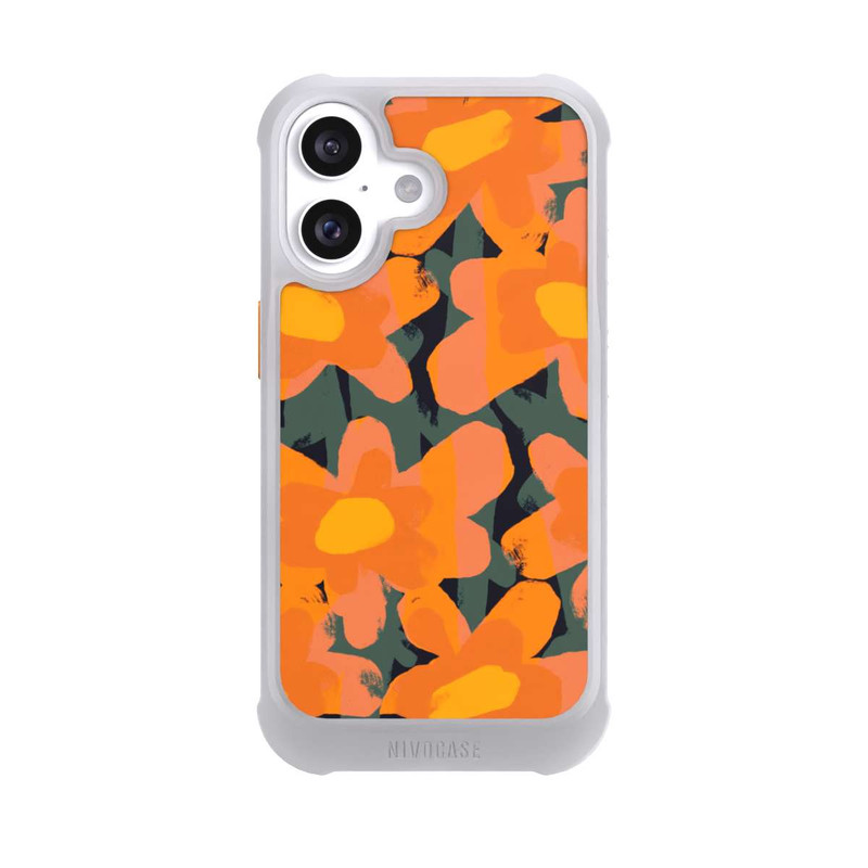 iPhone 16 NIVOmax Prairie Fleurie Orange