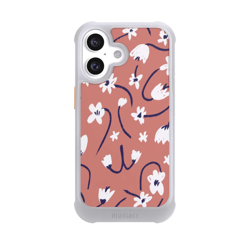 iPhone 16 NIVOmax Motif Petites Fleurs