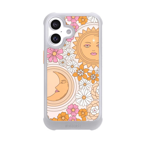 Apple iPhone 16 NIVOmax Fleurs Soleil &amp; Lune
