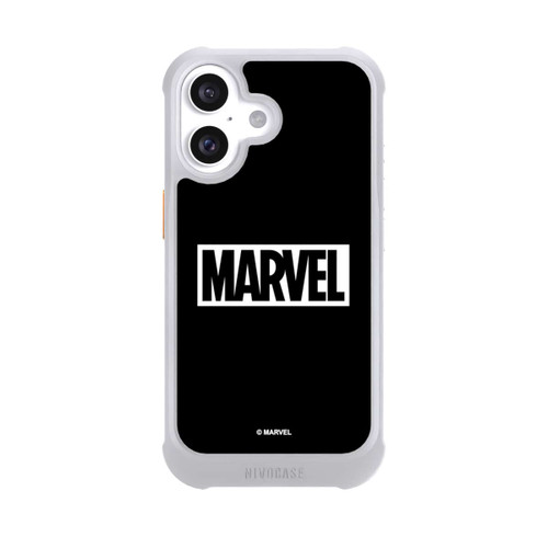 Apple iPhone 16 NIVOmax Marvel Logo Black