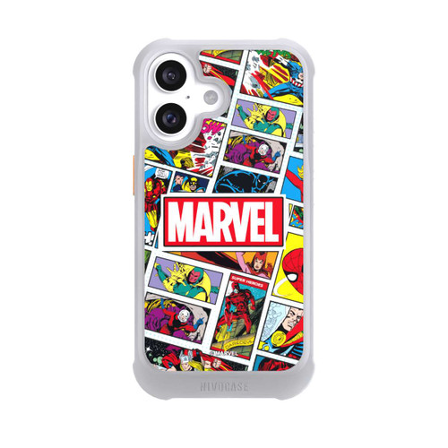Apple iPhone 16 NIVOmax Marvel Comic Pattern