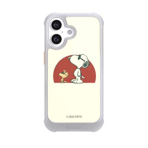 Apple iPhone 16 NIVOmax Snoopy Woodstock weit draußen