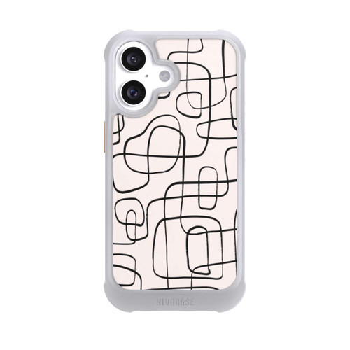 Apple iPhone 16 NIVOmax Lignes Fines Pattern
