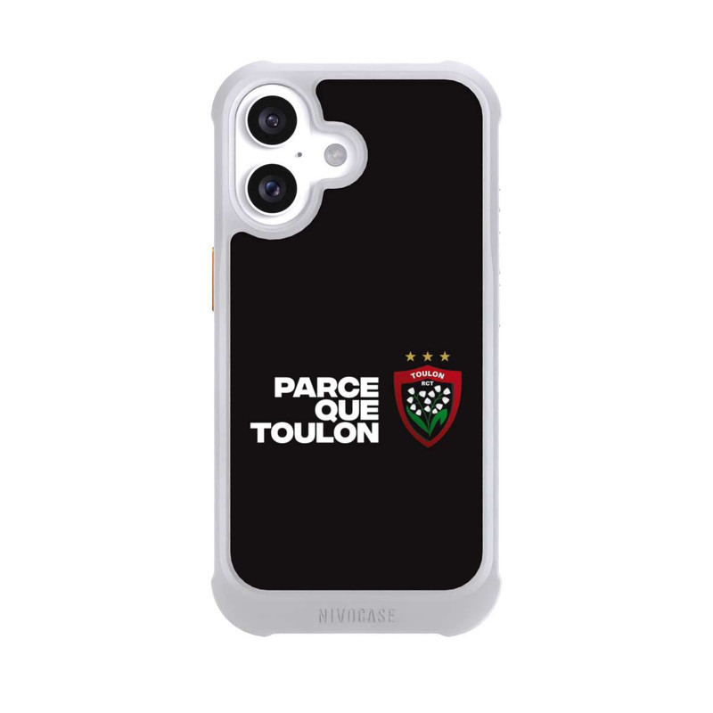 iPhone 16 NIVOmax RC Toulonnais PQT Noir