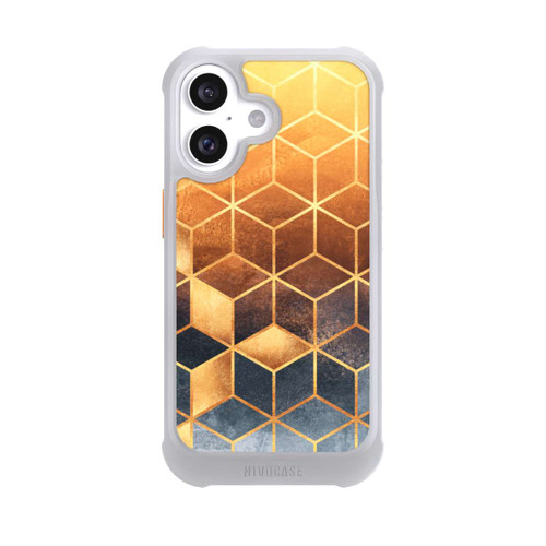 Apple iPhone 16 NIVOmax Cubes Dorés