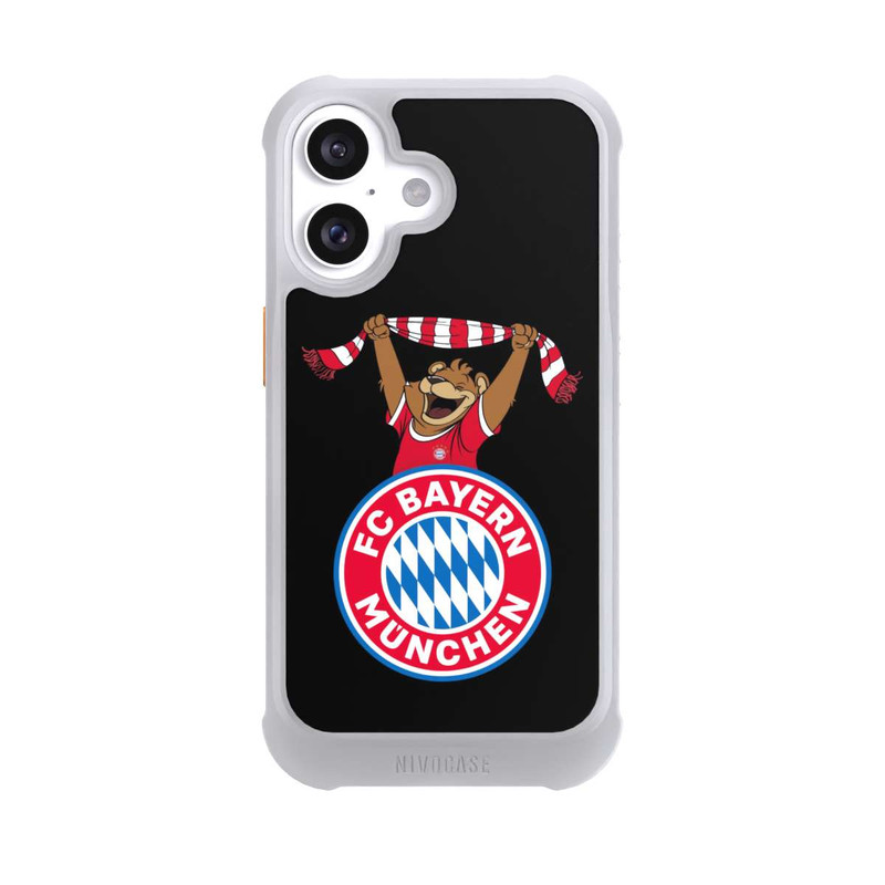 iPhone 16 NIVOmax Bernie Jubel mit Schal Schwarz