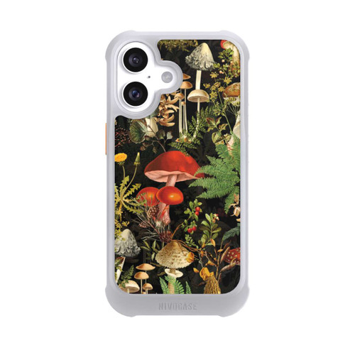 Apple iPhone 16 NIVOmax Verschiedene Pilze Im Wald
