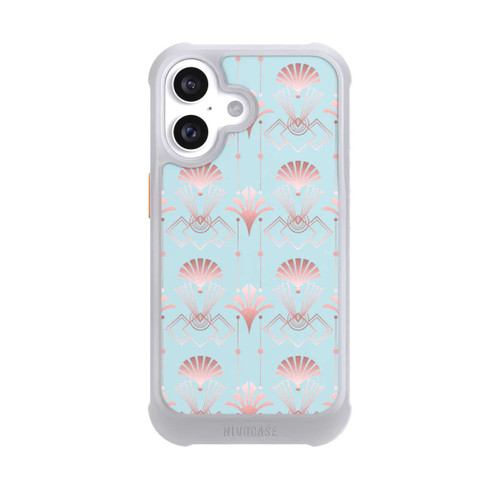 Apple iPhone 16 NIVOmax Art Deco Rose Gold Elegance Blue