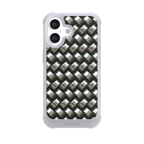 Apple iPhone 16 NIVOmax Glamour Silver Metal