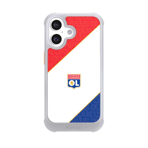 Apple iPhone 16 NIVOmax Logo OL rouge et bleu