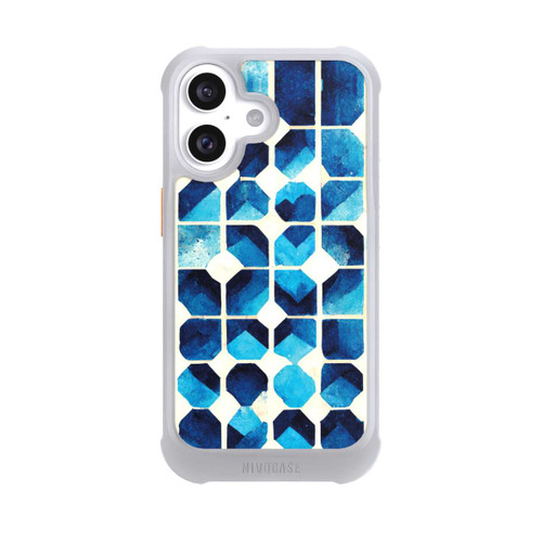 Apple iPhone 16 NIVOmax Motif bleu