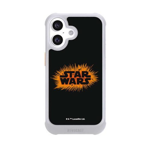 Apple iPhone 16 NIVOmax Star Wars Logo Orange Halloween Explosion