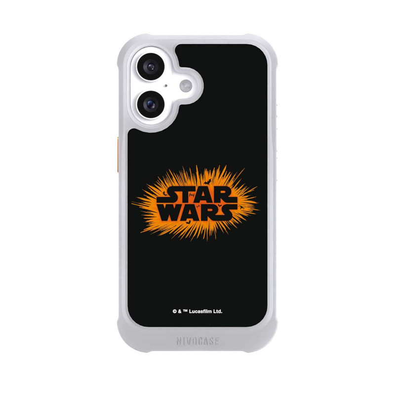 iPhone 16 NIVOmax Star Wars Logo Orange Halloween Explosion