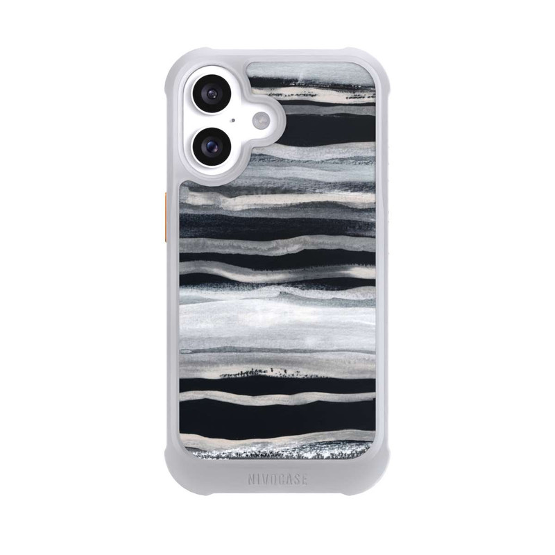 iPhone 16 NIVOmax Coups de pinceau abstraits 68