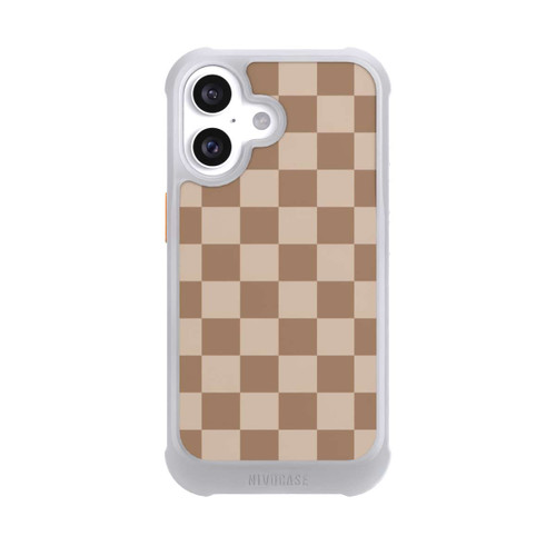 Apple iPhone 16 NIVOmax Brown check