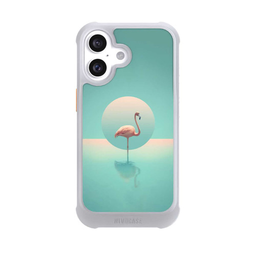 Apple iPhone 16 NIVOmax Flamant dans la piscine
