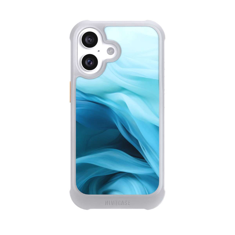 iPhone 16 NIVOmax Smooth Blue Texture