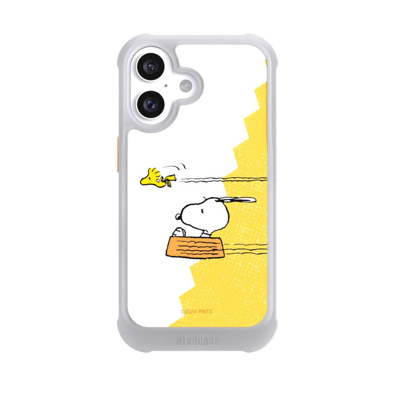 iPhone 16 NIVOmax Snoopy avec Woodstock