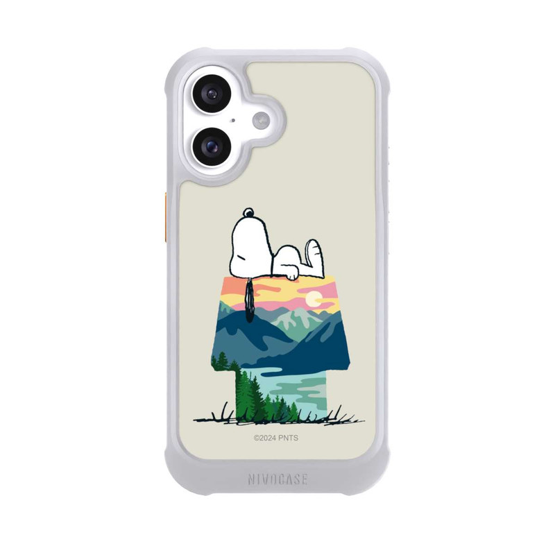 iPhone 16 NIVOmax Snoopy Camping Hütte