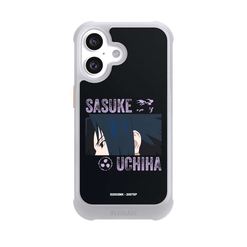 iPhone 16 NIVOmax Sasuke Uchiha Gros plan