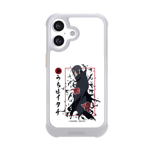 Apple iPhone 16 NIVOmax Itachi Krähen Weiß