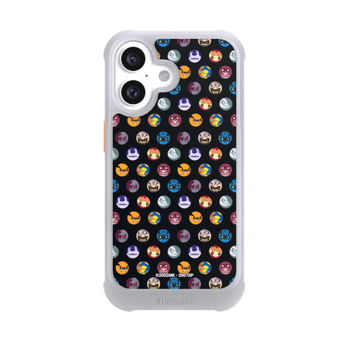Apple iPhone 16 NIVOmax Bijuu Muster Schwarz