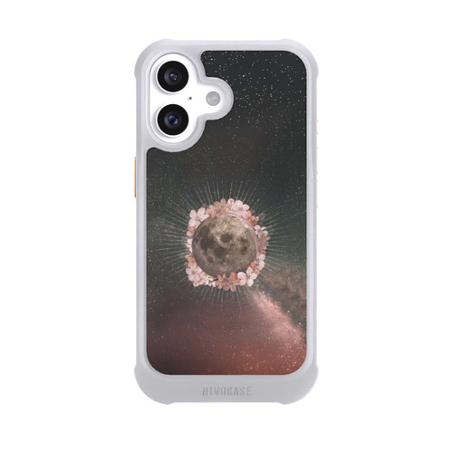 Apple iPhone 16 NIVOmax Lumière de lune florale