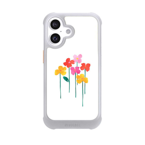 Apple iPhone 16 NIVOmax Kleine glückliche Blumen